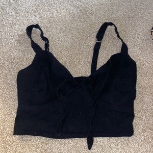 Hollister crop top with tie